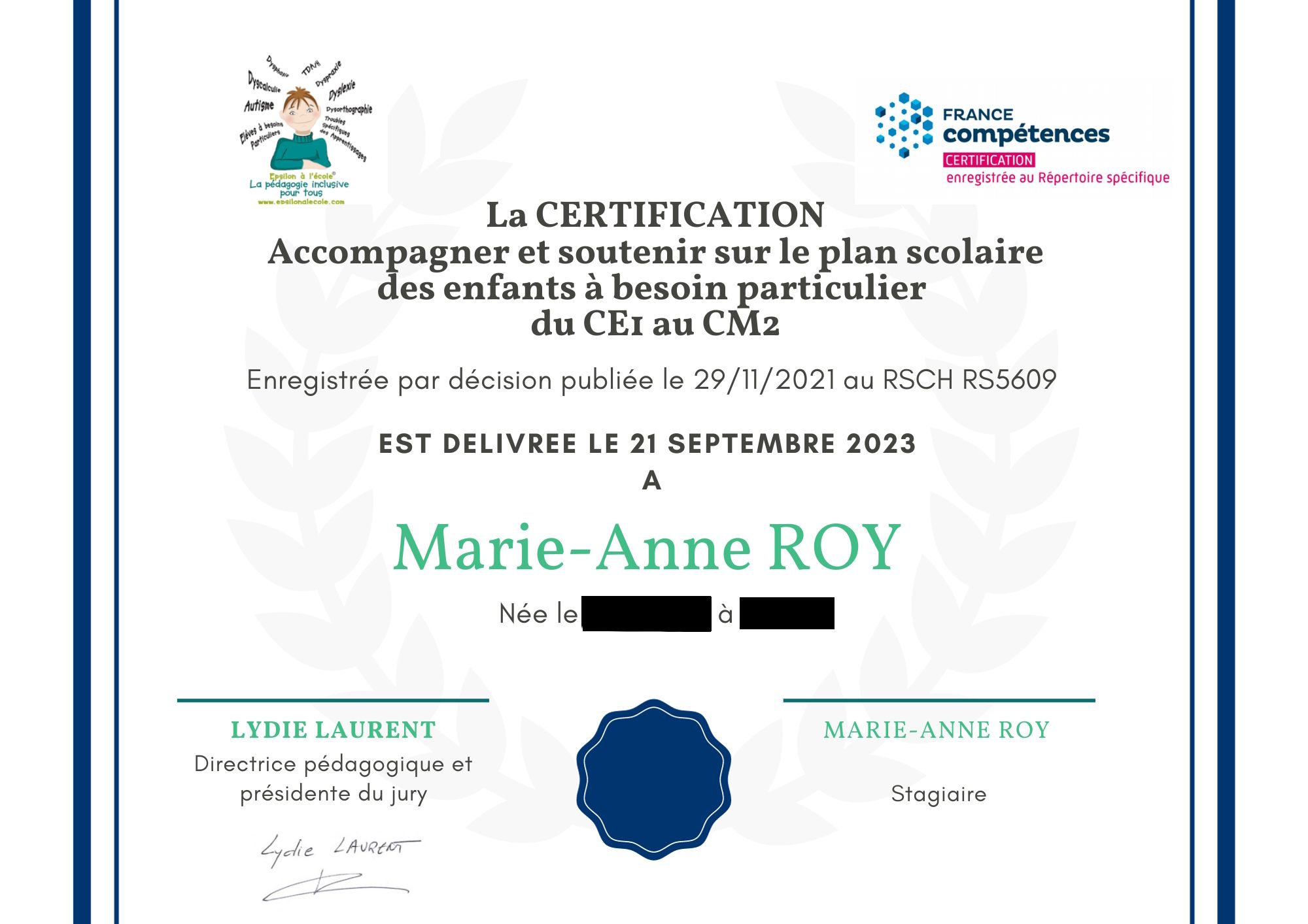 Certification 2